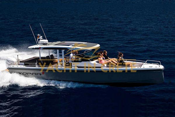 axopar 37 one week sailing trips to milos island from rethymno