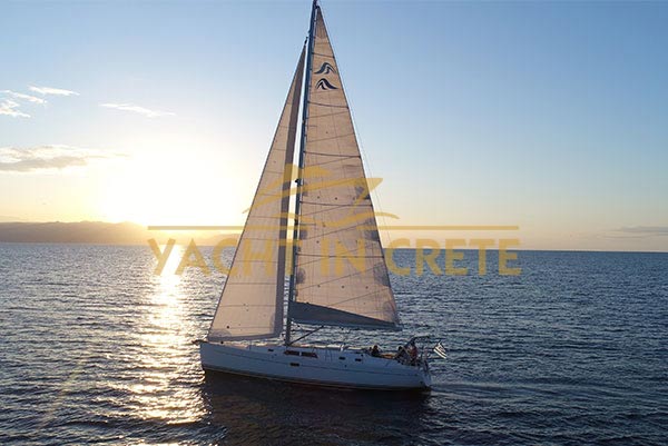 hanse 43 one week sailing trips to west crete from heraklion