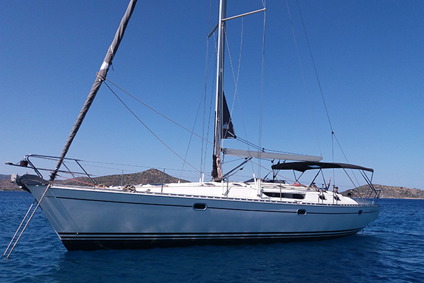 jeanneau 45 three day sailing trips to santorini from agios nikolaos